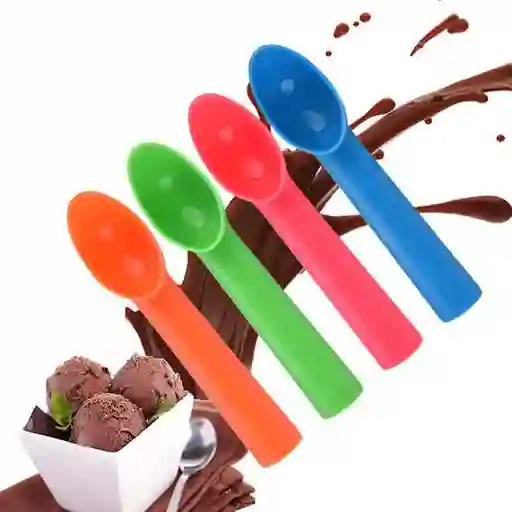 Cuchara De Bolas De Helado Plástica Multicolor X Unidad