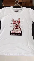Camiseta Para Mujer Husky ( Siberiano) Talla M