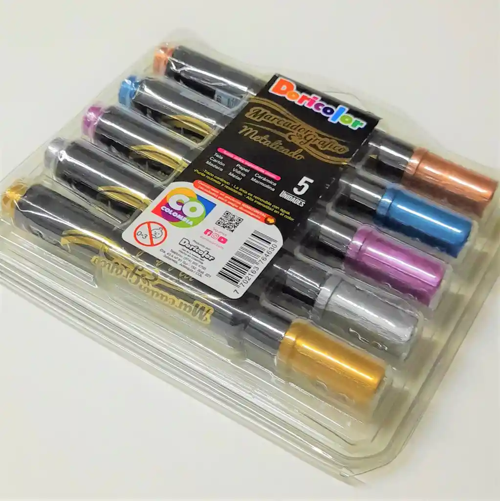 Marcadores Gráficos Metalizados