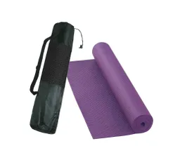 Colchoneta Mat 6mm Yoga Pilates Gimnasia Eva + Estuche - Morado