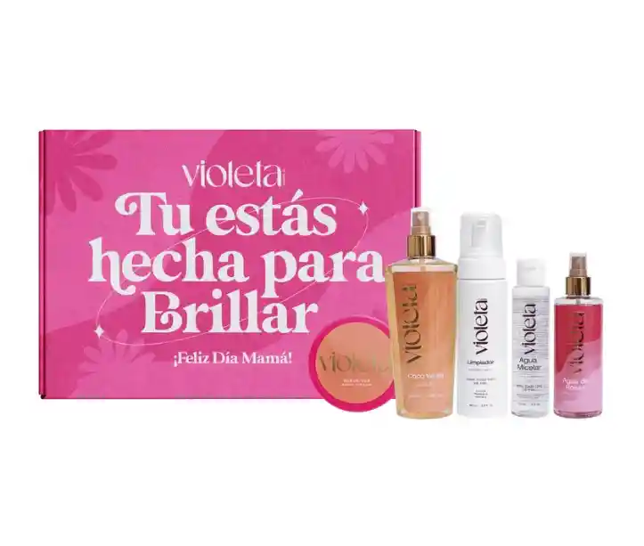 Kit Violeta Esenciales Para Mamá - Fragancia Coco Vainilla