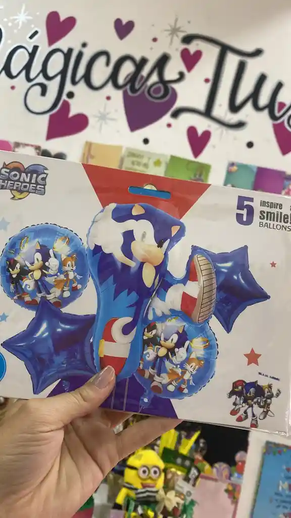 Kit De Globos Personajes Niño