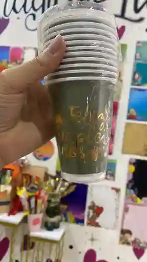 Vasos Verde Eucalipto