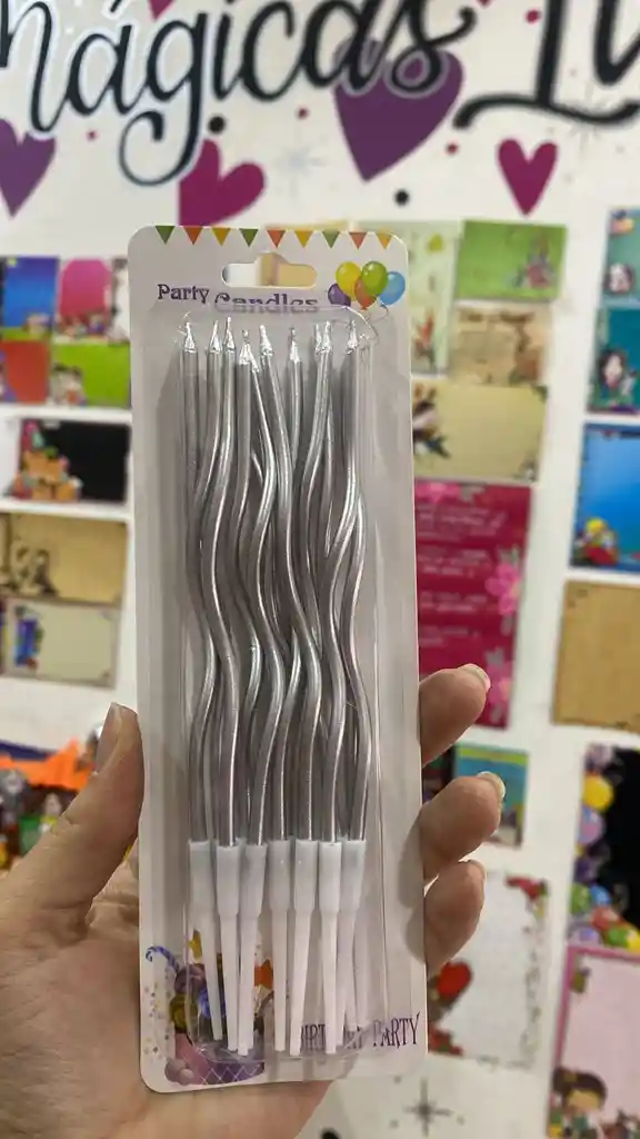 Velas Para Torta Espiral
