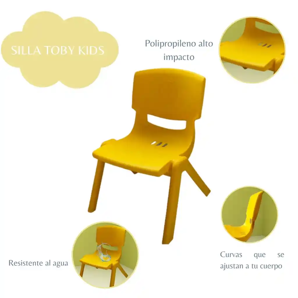 Silla Infantil Toby Amarillo