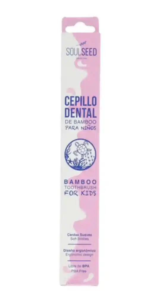 Cepillo Dental De Bamboo Para Niños