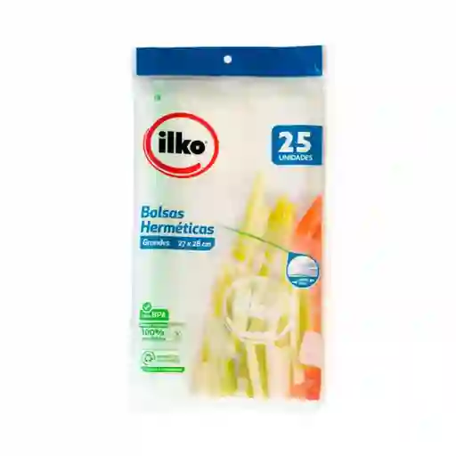 Bolsa Ziploc Ilko.