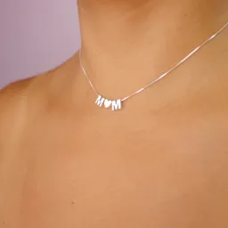 Collar En Plata Mamá Mía