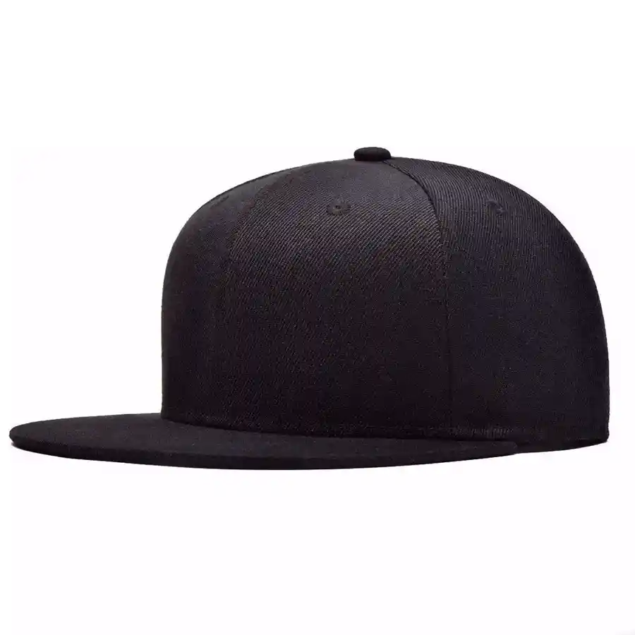 Gorra Plana Snack Pack Unicolor Negro Original (negra)