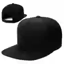 Gorra Plana Snack Pack Unicolor Negro Original (negra)