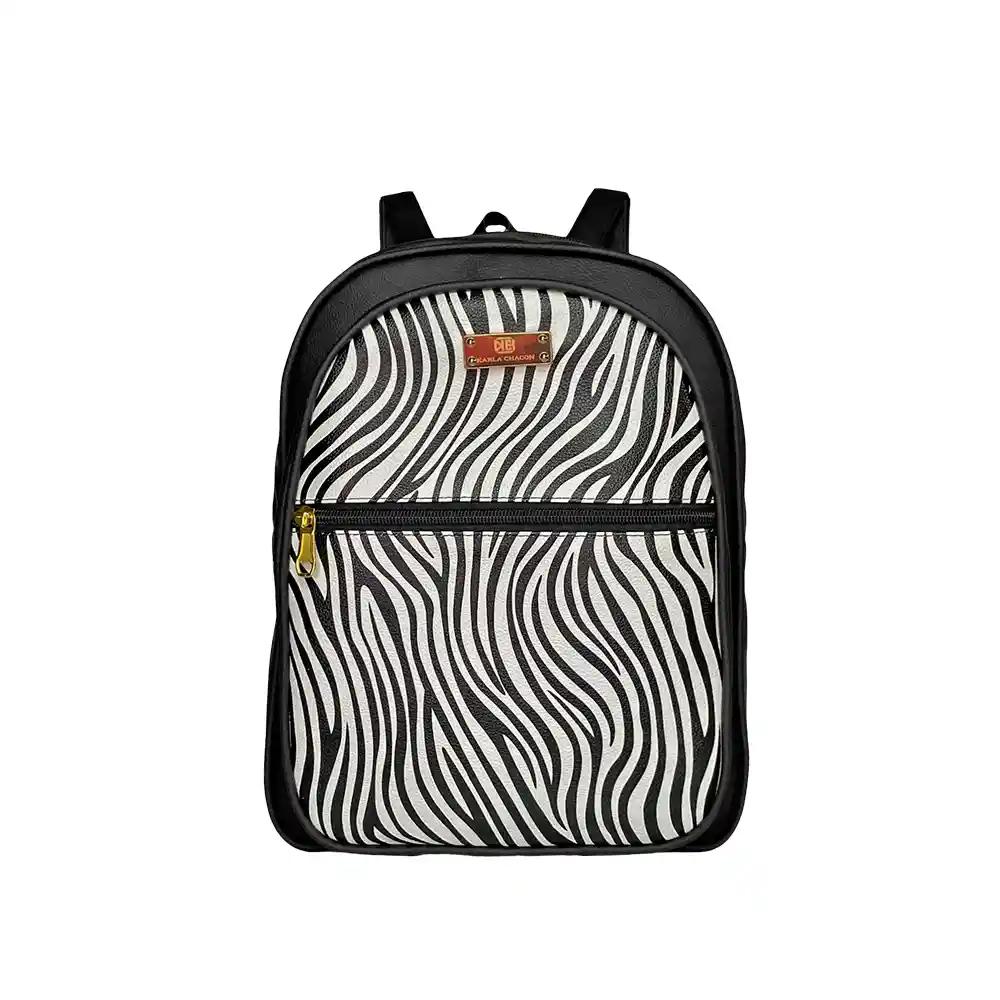 Morral Casual Mediano De Dama Mujer Karla Chacon Nely Cebra