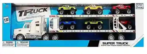 Juguete Super Mula Juguetetruck Con 6 Carros Ref Py800d