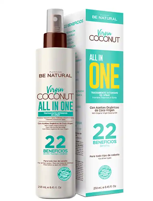 Be Natural Spray All In One Virgin Coco 200ml