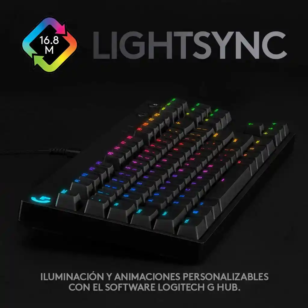 Teclado Gamer Mecánico Profesional Esports, Logitech G Pro