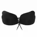 Brasier Tipo Corset Copa A Negro