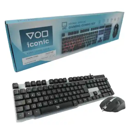 Teclado + Mouse Gaming Alambrico Iconic