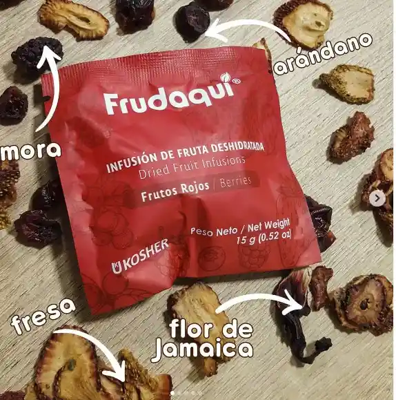 Infusion Frudaqui Frutos Rojos X 30 Und