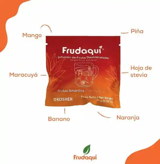 Infusion Frudaqui Frutos Amarillos X 30nd