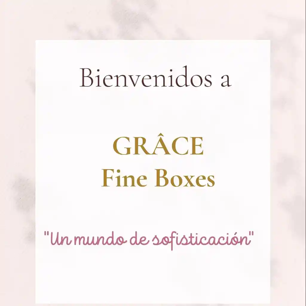 Caja De Regalo De Lujo Unisex Grâce Fine Boxes