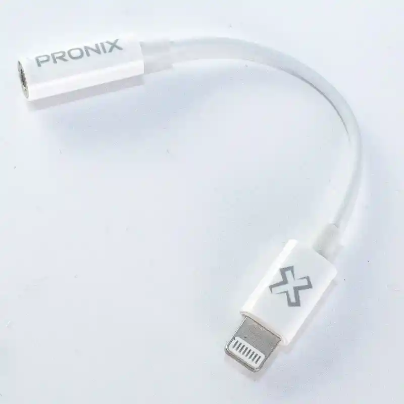 Adaptador Apple Lightning A 3.5mm (auxiliar) Headphone Jack Pronix Nix-10