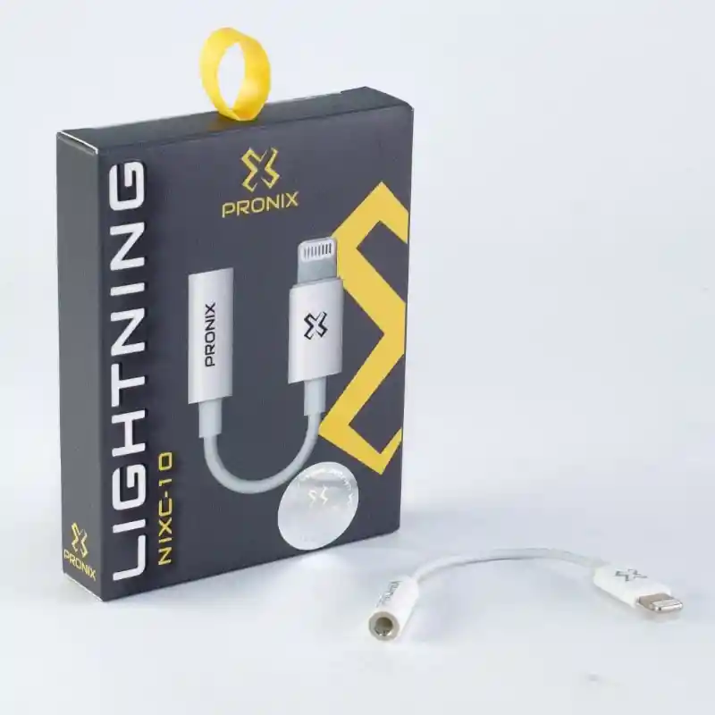 Adaptador Apple Lightning A 3.5mm (auxiliar) Headphone Jack Pronix Nix-10