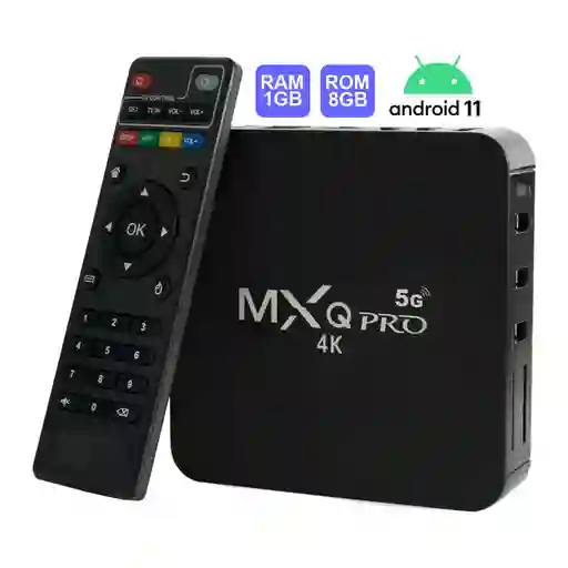 Convertidor A Smart Tv Box Mxq Pro 4k Wifi 5g 1gb + 8gb Android 11