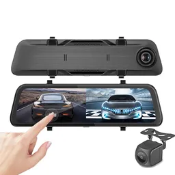 Cámara De Auto Espejo Dvr Visión Nocturna 1080p Hd 12inch M1