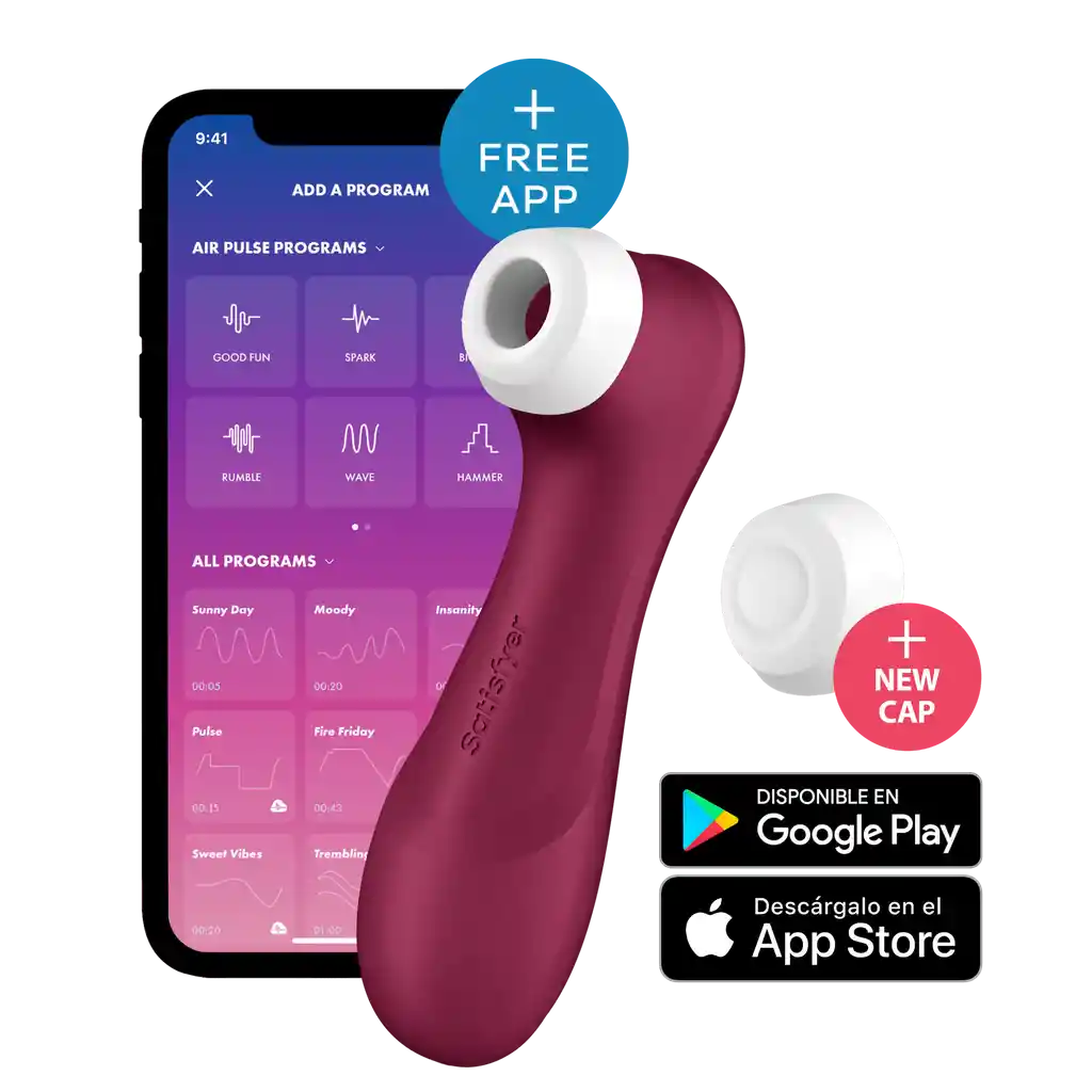  SATISFYER Pro 2 Generation 3 Con App Vinotinto 
