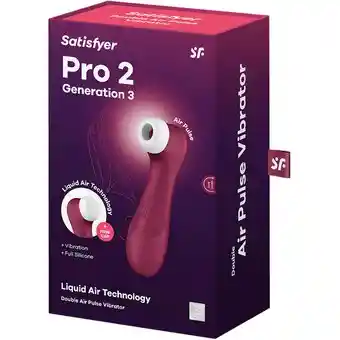  SATISFYER Pro 2 Gneration 3 Vinotinto 