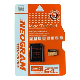 Tarjeta De Memoria Microsd 64gb Neogram Clase 10