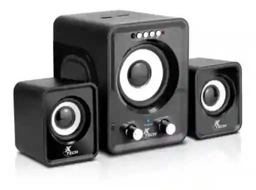 Parlantes Xtech De 2.1 Canales Xts-375bk - Negro