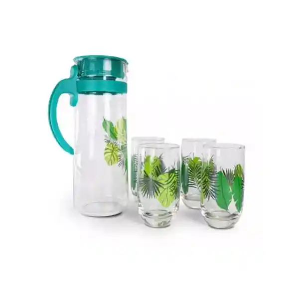  Set De Jarra Con Vasos  Home Elements  
