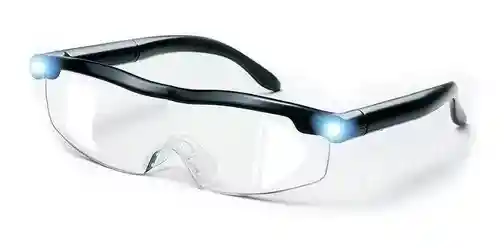 Gafas Lupa Visión De Aumento Con Luz