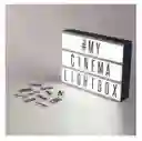 Tablero Led Con Letras Caja Luminosa Light Box A4