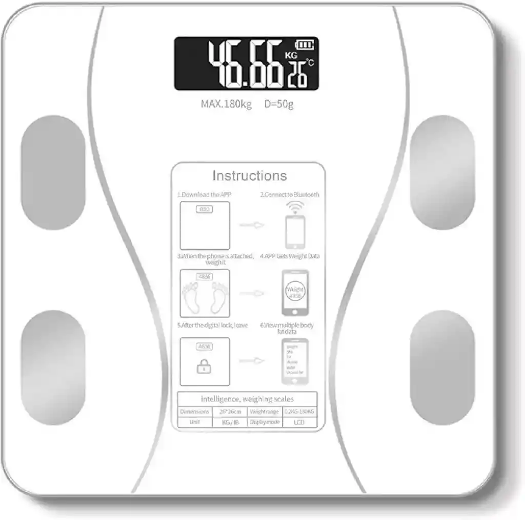 Bascula Corporal Inteligente Bluetooth