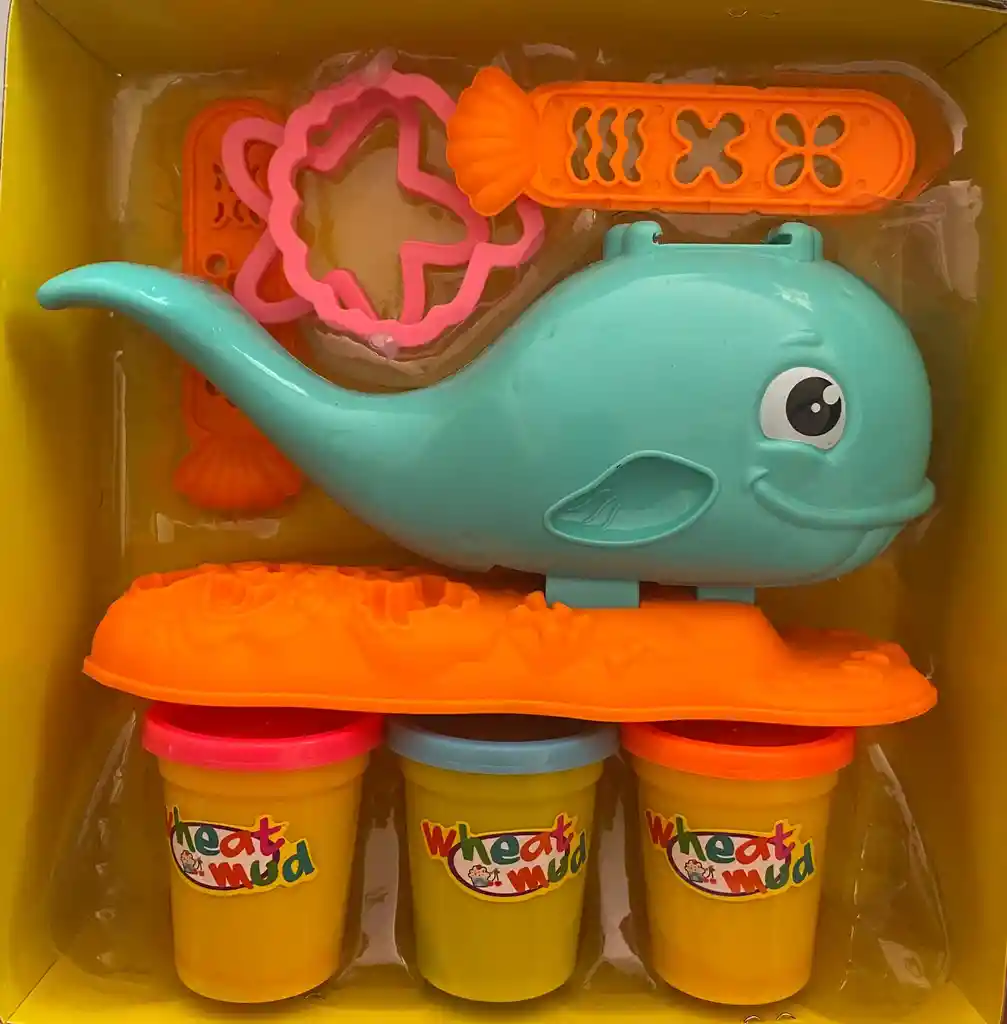 Juguete Plastilina Ballena Estilo Play-do Ref. 666-36