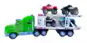 Juguete Mula Niñera Truck Con 4 Carros Para Niños Ref Py800f