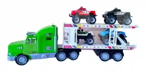 Juguete Mula Niñera Truck Con 4 Carros Para Niños Ref Py800f