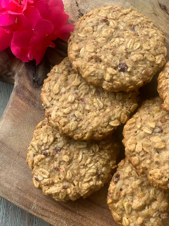 Galletas De Avena Y Nueces Saludables