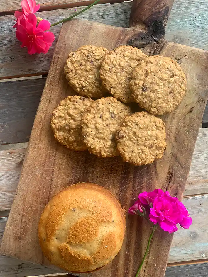 Galletas De Avena Y Nueces Saludables