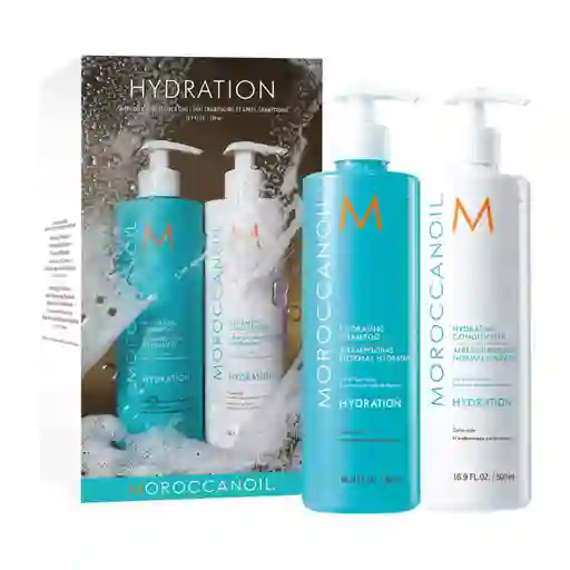  Duo Hidratacion Moroccanoil: Shampoo Y Acondicionador Hidratante 500Ml 