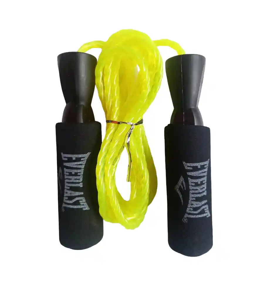 Lazo Soga Cuerda Para Saltar Everlast Balinera Gym Cardio Evjry666 - Verde Neón