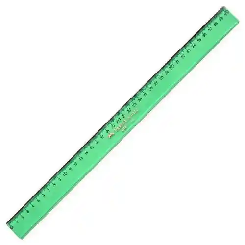 Regla Faber Castell 50 Cm Profesional Verde