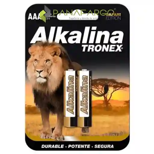 Pilas Aaa Tronex Alklina X2