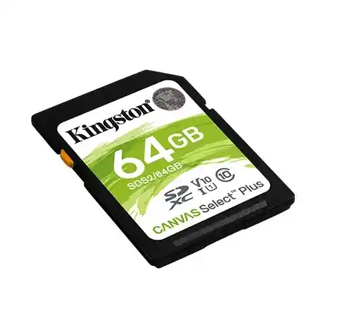 Tarjeta De Memoria Kingston Sds2-64gb Canvas Select Plus