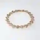 Pulsera Diseño Mariposa Tono Tres Oros Dorado Sirene Rose