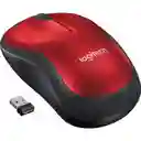 Mouse Inalámbrico Logitech M185 Rojo / 1.000dpi 2.4ghz