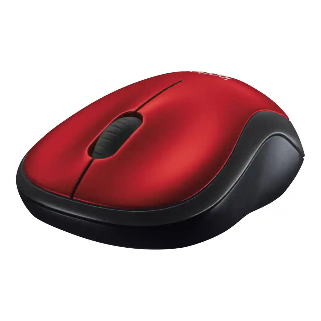 Mouse Inalámbrico Logitech M185 Rojo / 1.000dpi 2.4ghz