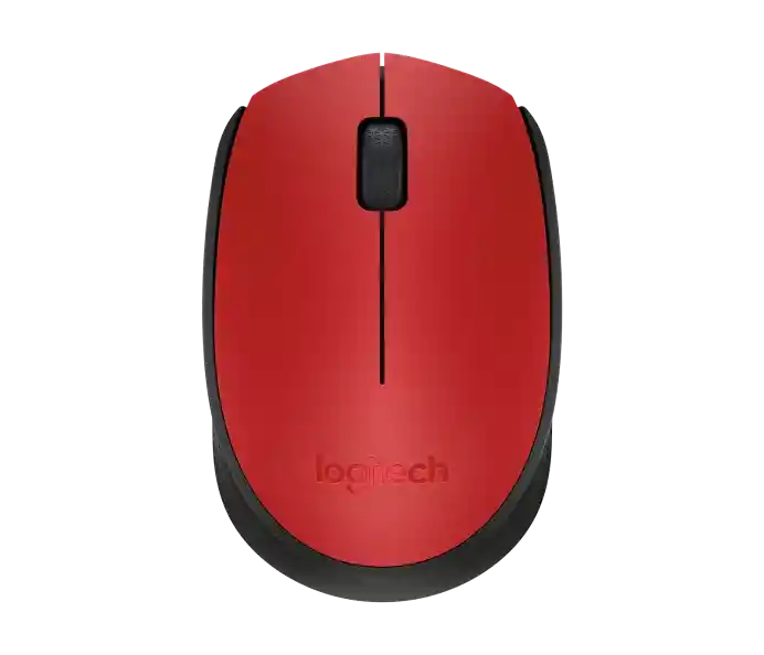 Mouse Inalámbrico Logitech M170 Rojo / 1.000dpi 2.4ghz