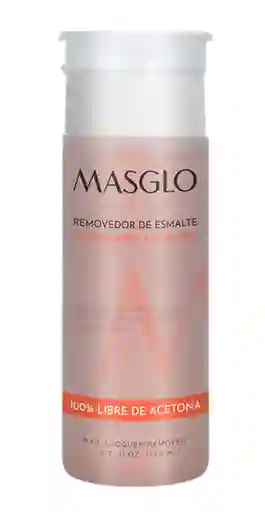 Masglo Removedor De Esmalte Con Válvula Y Aloe Vera 110ml